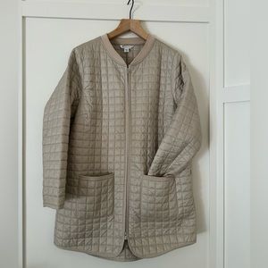 Athleta Quilted Car Coat - size XL